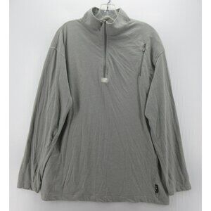 SCOTTeVEST Sweatshirt Large Tec Bamboo Travel Techwear 1/4 Zip Pullover